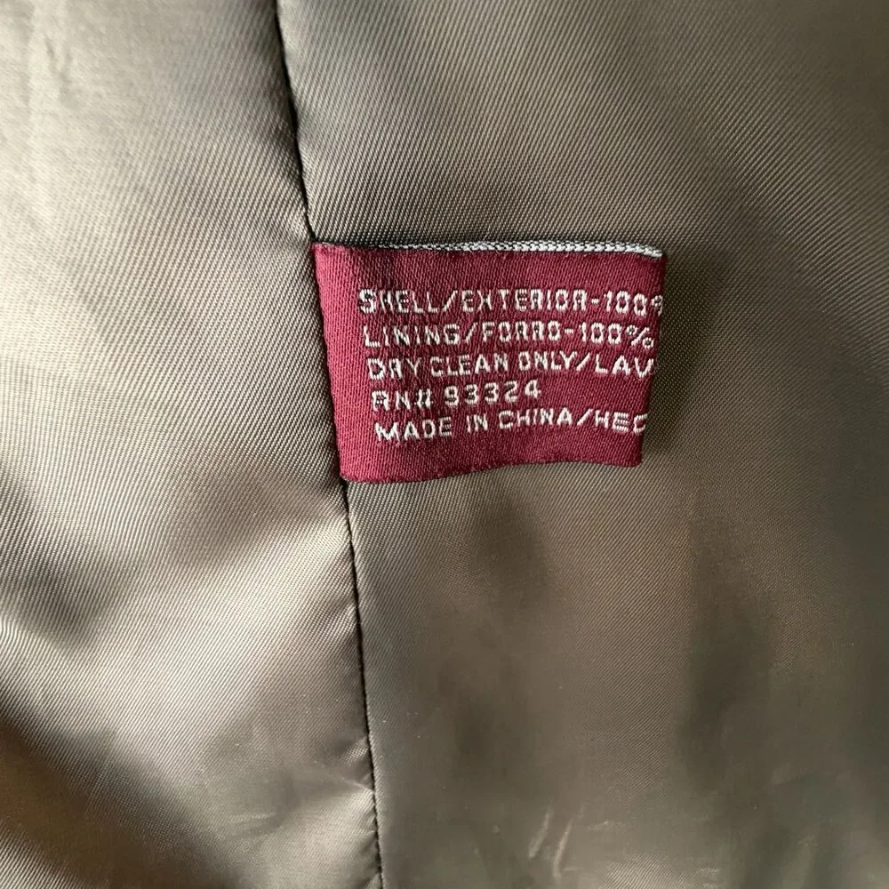 Covington Mens 48R Brown Corduroy Blazer Sport Coat Cotton 2 Button Jacket